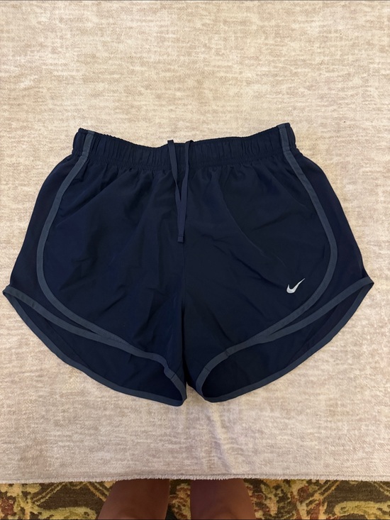 Nike Pants - Nike Women’s Dark Blue Athletic Running Shorts with Reflective Swoosh